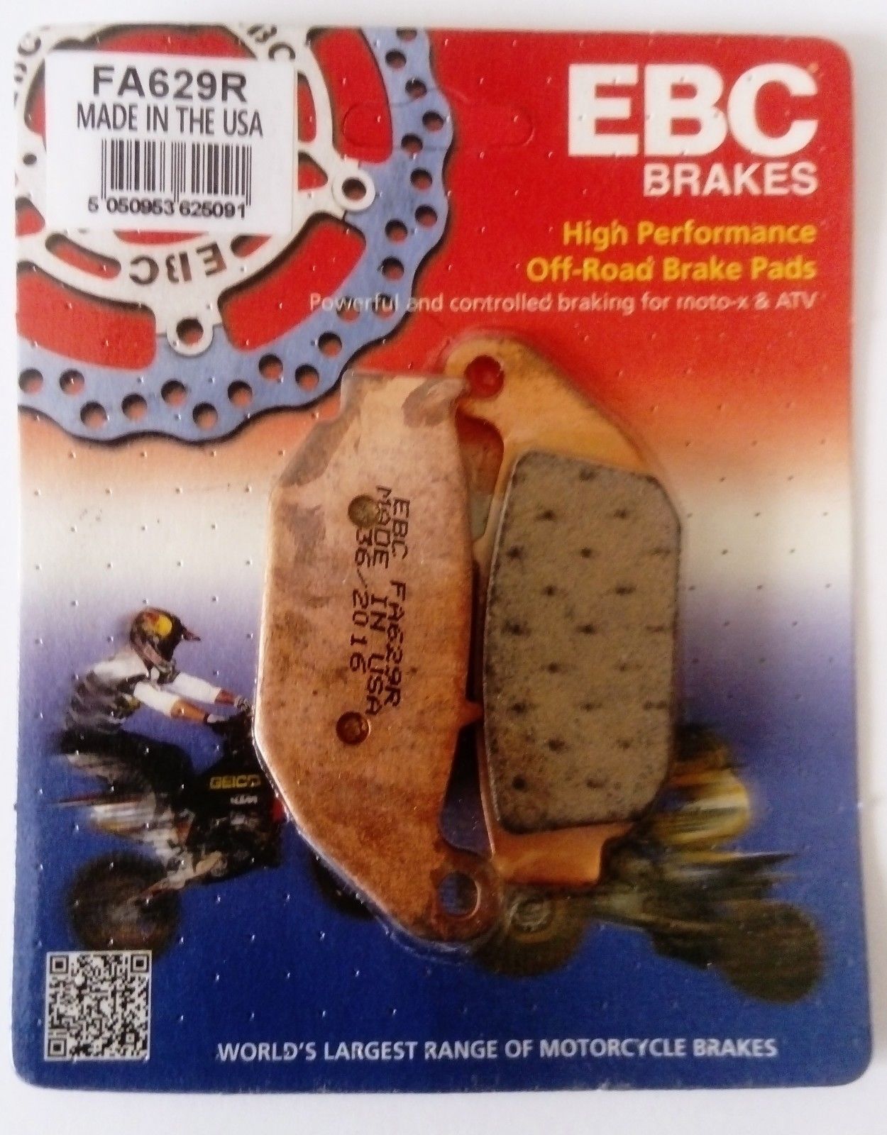 EBC Brakes Double-H Sintered Superbike Brake Pads Rear - FA629R EBC Brakes Double-H Sintered Superbike Brake Pads Rear - FA629R